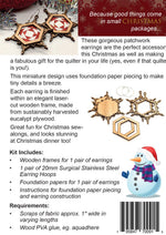 Christmas Snowflake Earring Eucalypt