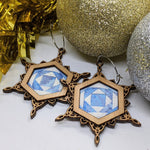 Christmas Snowflake Earring Eucalypt
