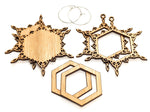 Christmas Snowflake Earring Eucalypt