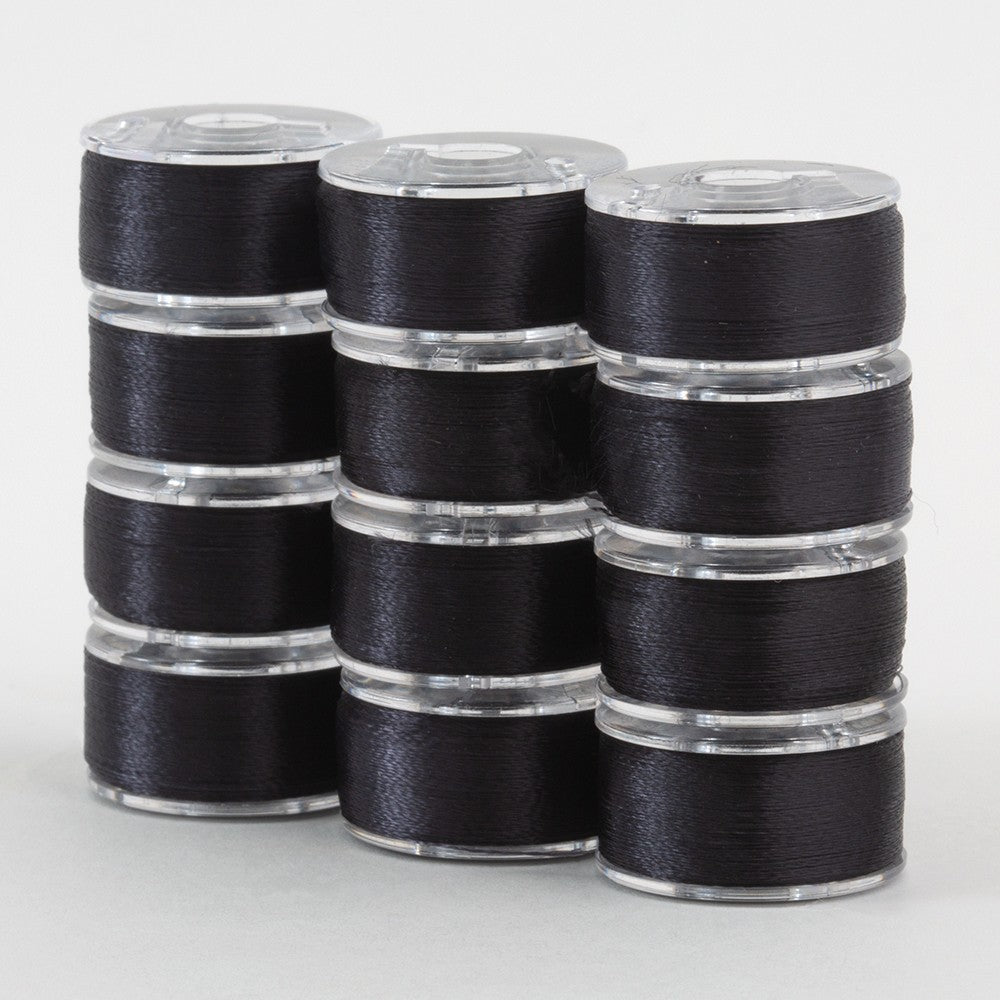 SuperBobs Polyester Bobbin 12pk Class 15 Dark Gray