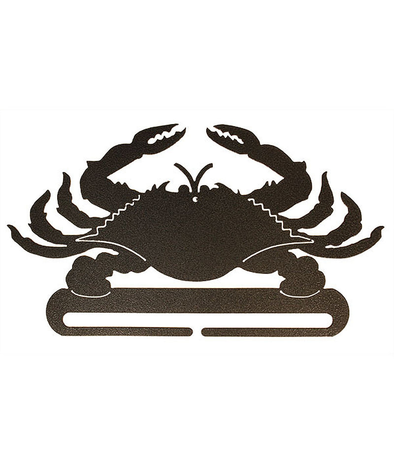 8in Split Bottom Holder Crab Charcoal