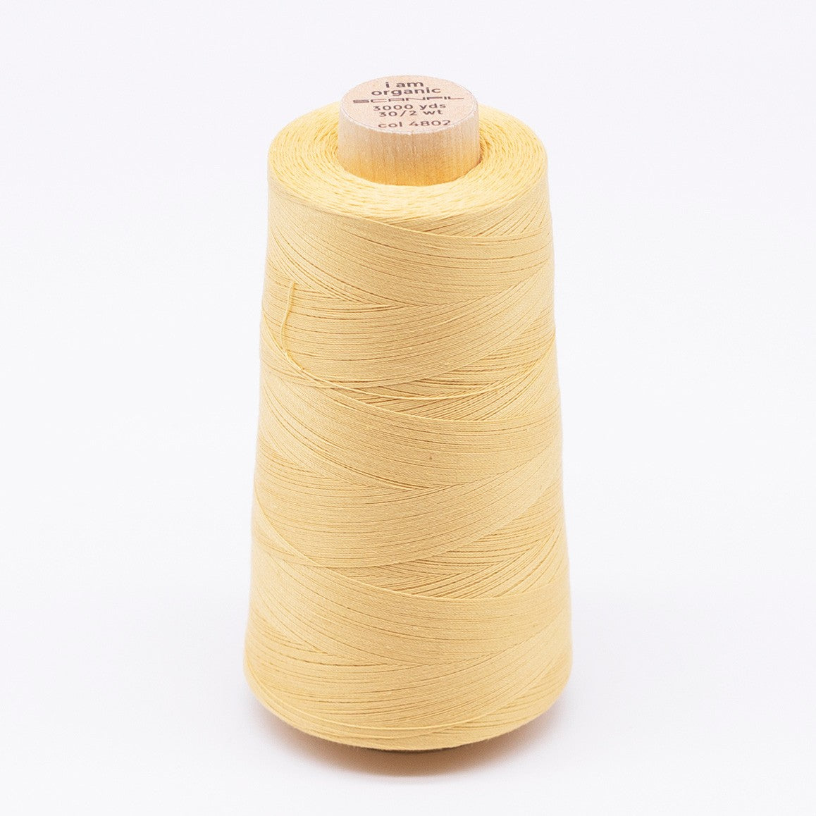 Scanfil Organic Cotton Thread 30wt Solid 3,000yd Cornsilk