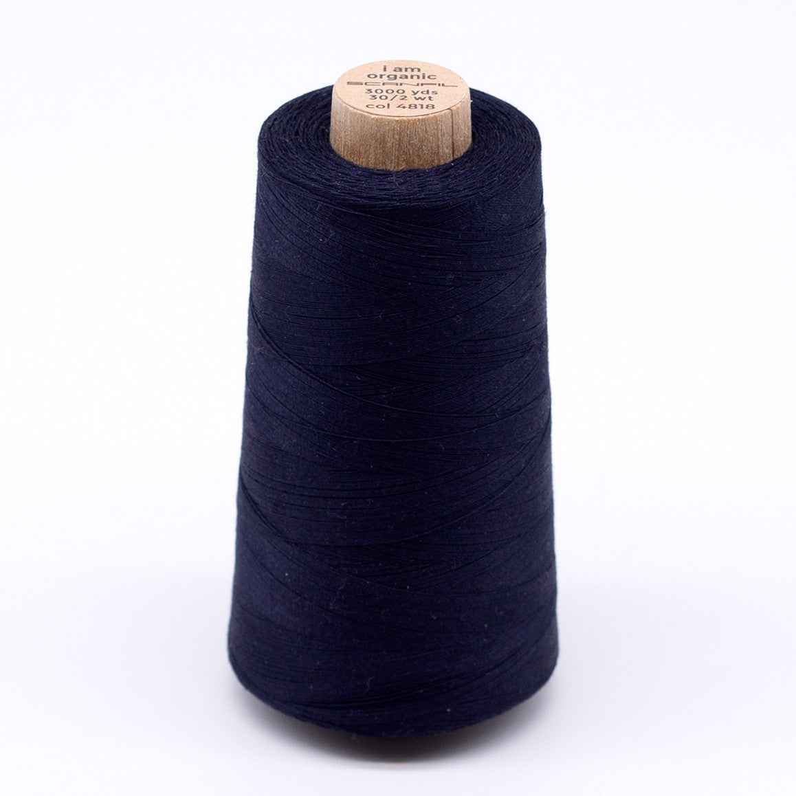Scanfil Organic Cotton Thread 30wt Solid 3,000yd Night Sky
