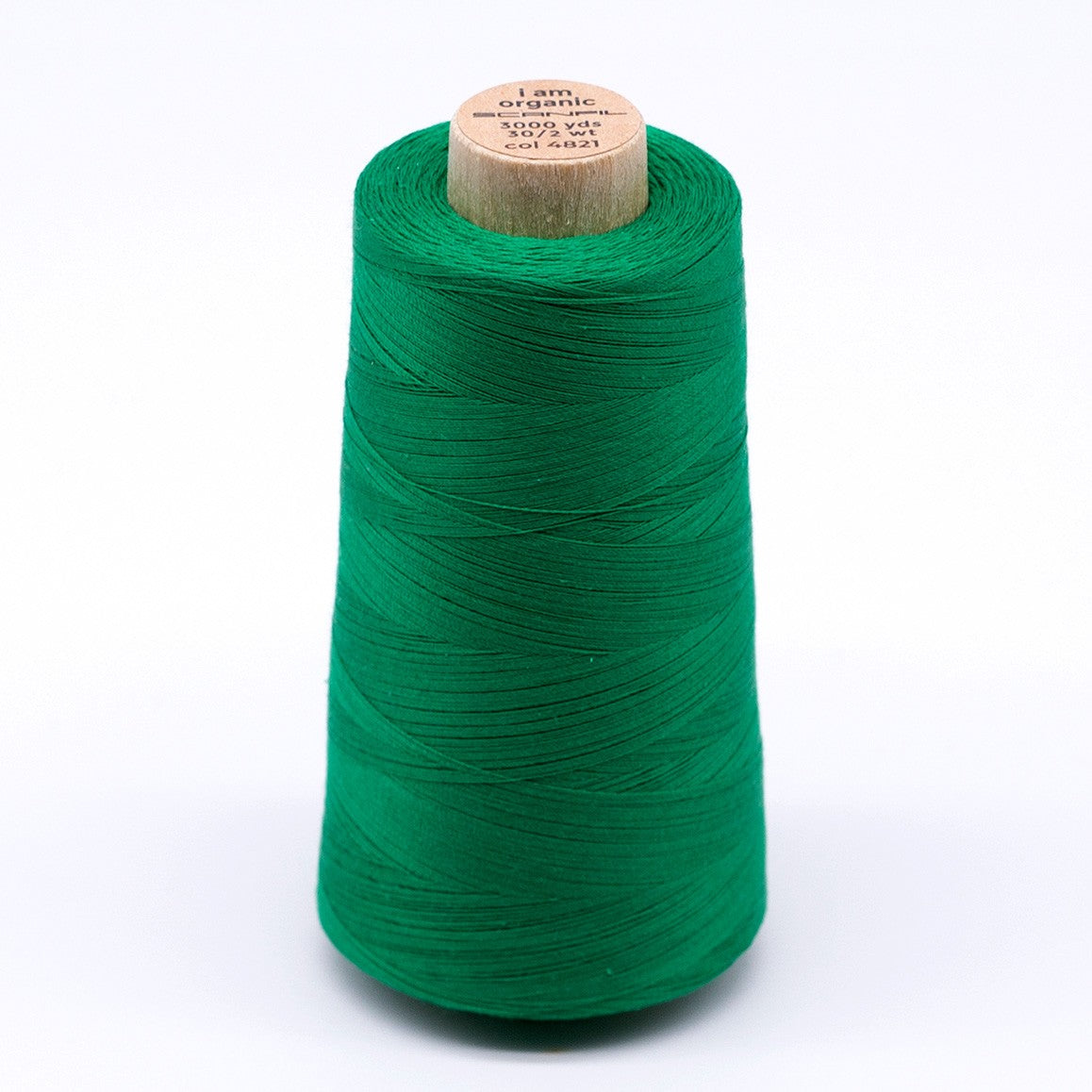 Scanfil Organic Cotton Thread 30wt Solid 3,000yd Jolly Green