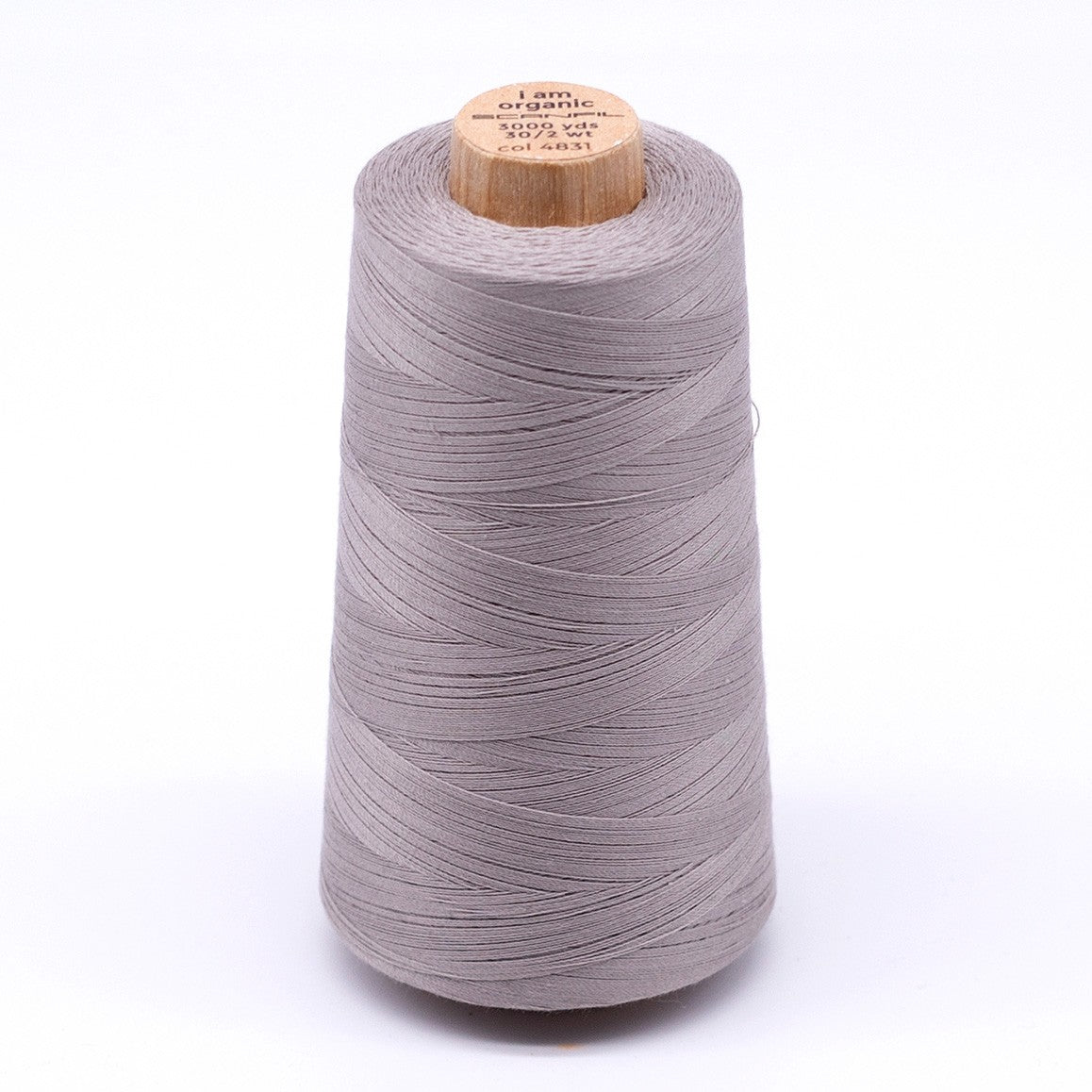 Scanfil Organic Cotton Thread 30wt Solid 3,000yd Chateau Gray