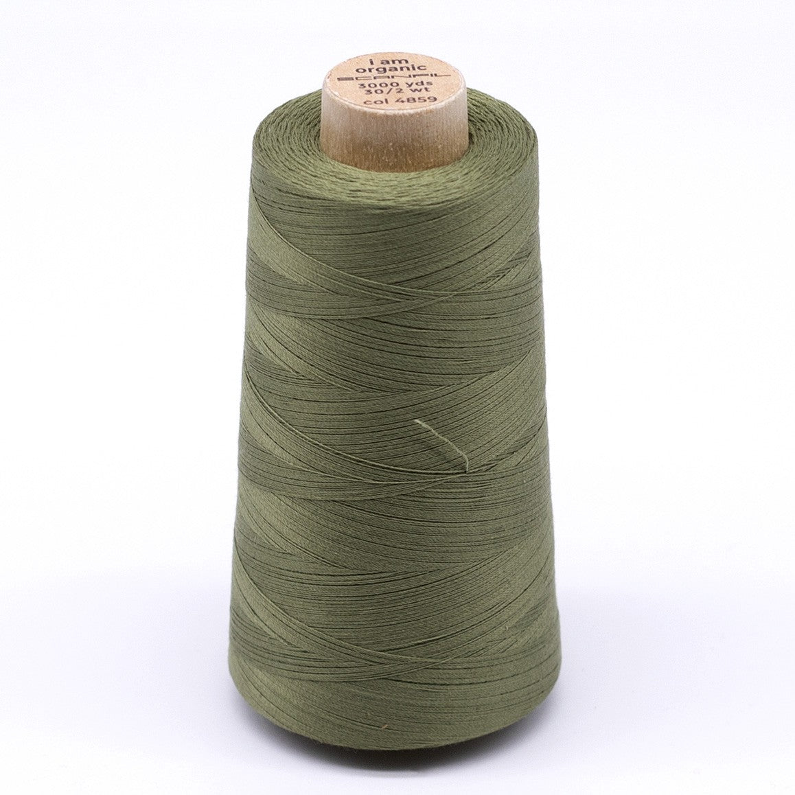 Scanfil Organic Cotton Thread 30wt Solid 3,000yd Sage