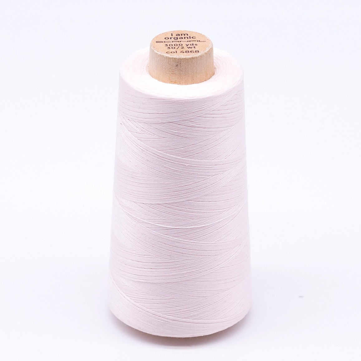 Scanfil Organic Cotton Thread 30wt Solid 3,000yd Delicacy