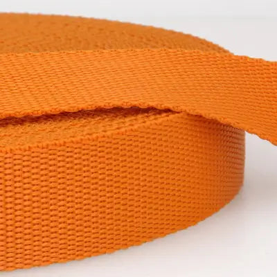 30mm Polypropylene Webbing in Orange
