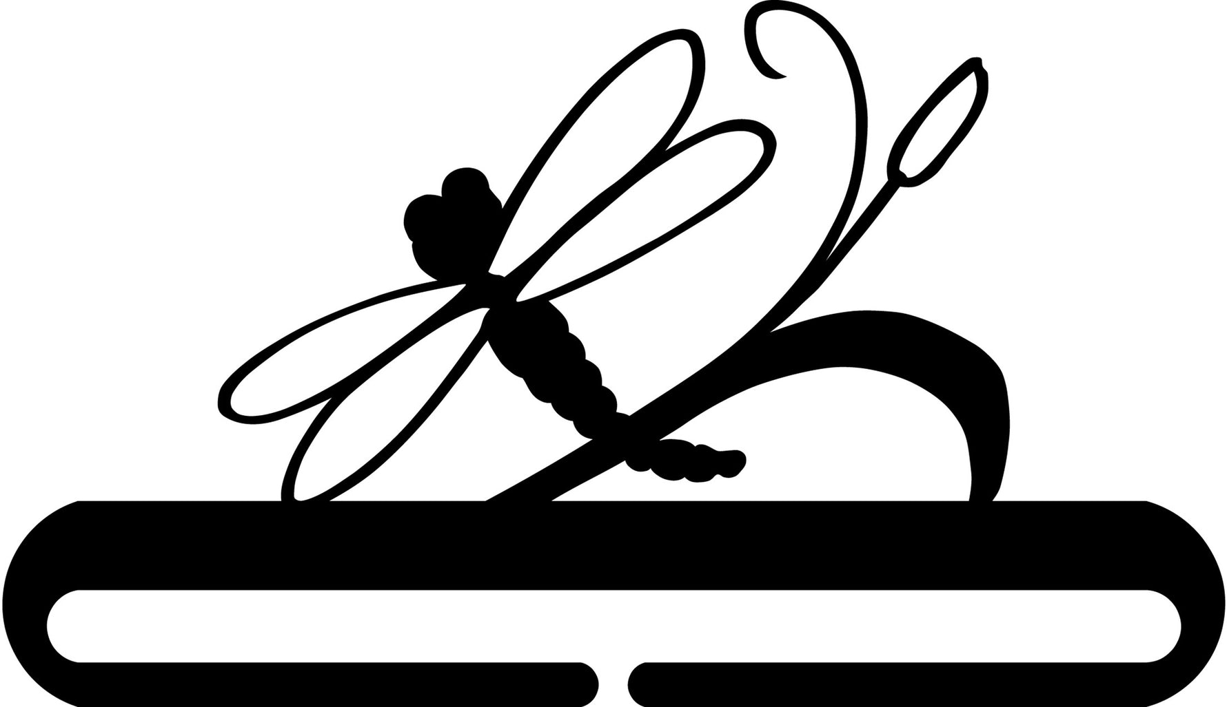 6in Dragonfly Split Bottom Holder