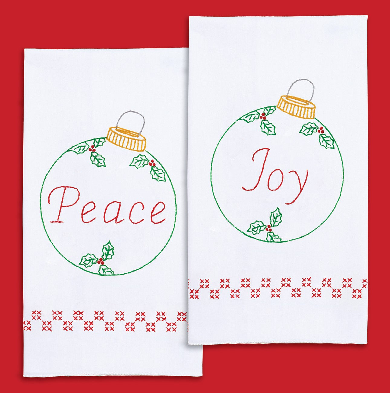 Peace & Joy Decorative Hand Towels