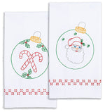 Candy Claus Decorative Hand Towels