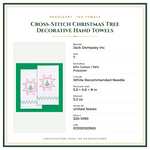 Product Specifications – Cross-Stitch Christmas Tree Decorative Hand Towels