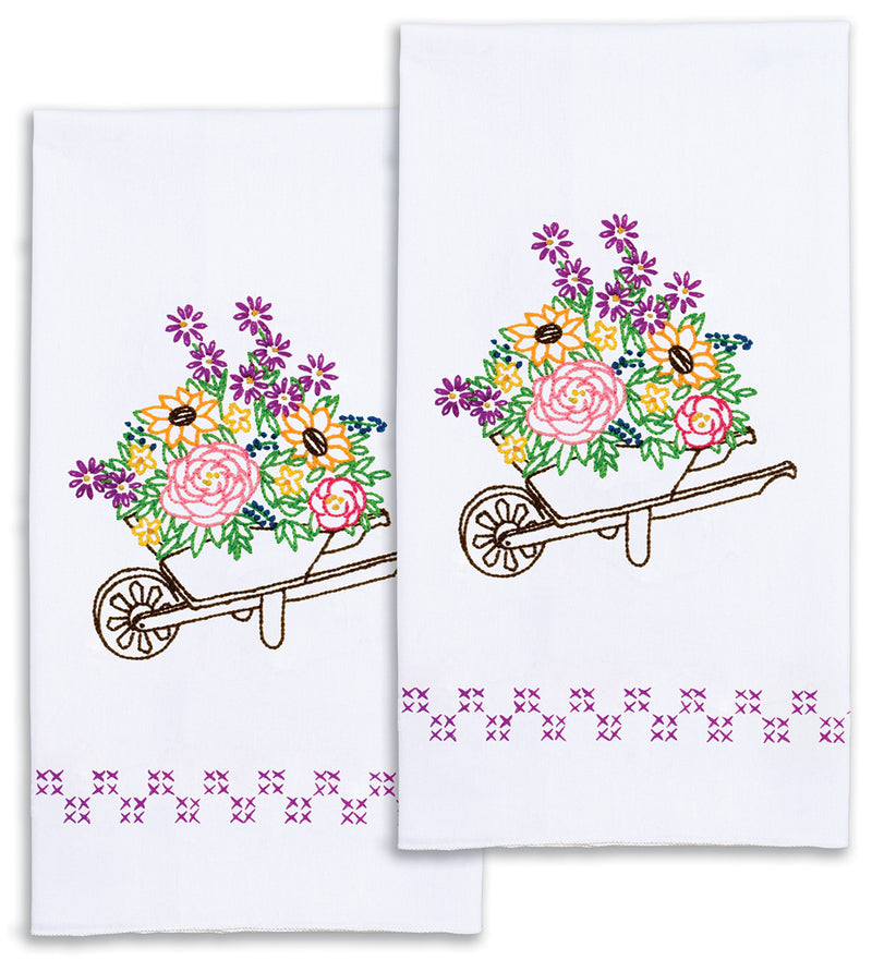 Wheelbarrow Decorative Hand Towels