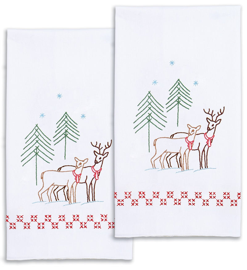 Reindeer Decorative Hand Towels