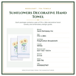 Product Specifications – Sunflowers Decorative Hand Towel