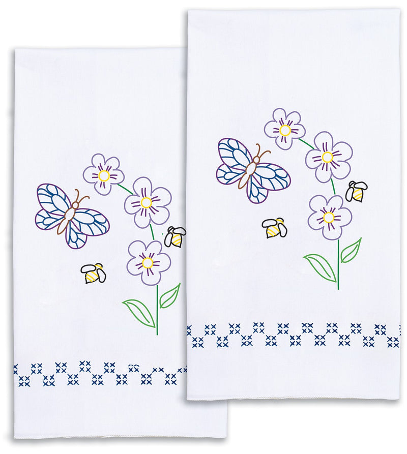 Bee'S & Butterfly Decorative Hand Towels