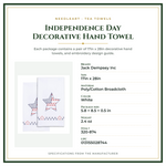Product Specifications – Independence Day Decorative Hand Towel