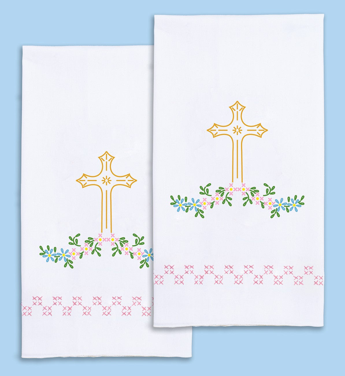 Cross Decorative Hand Towels