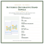 Product Specifications – Butterfly Decorative Hand Towels