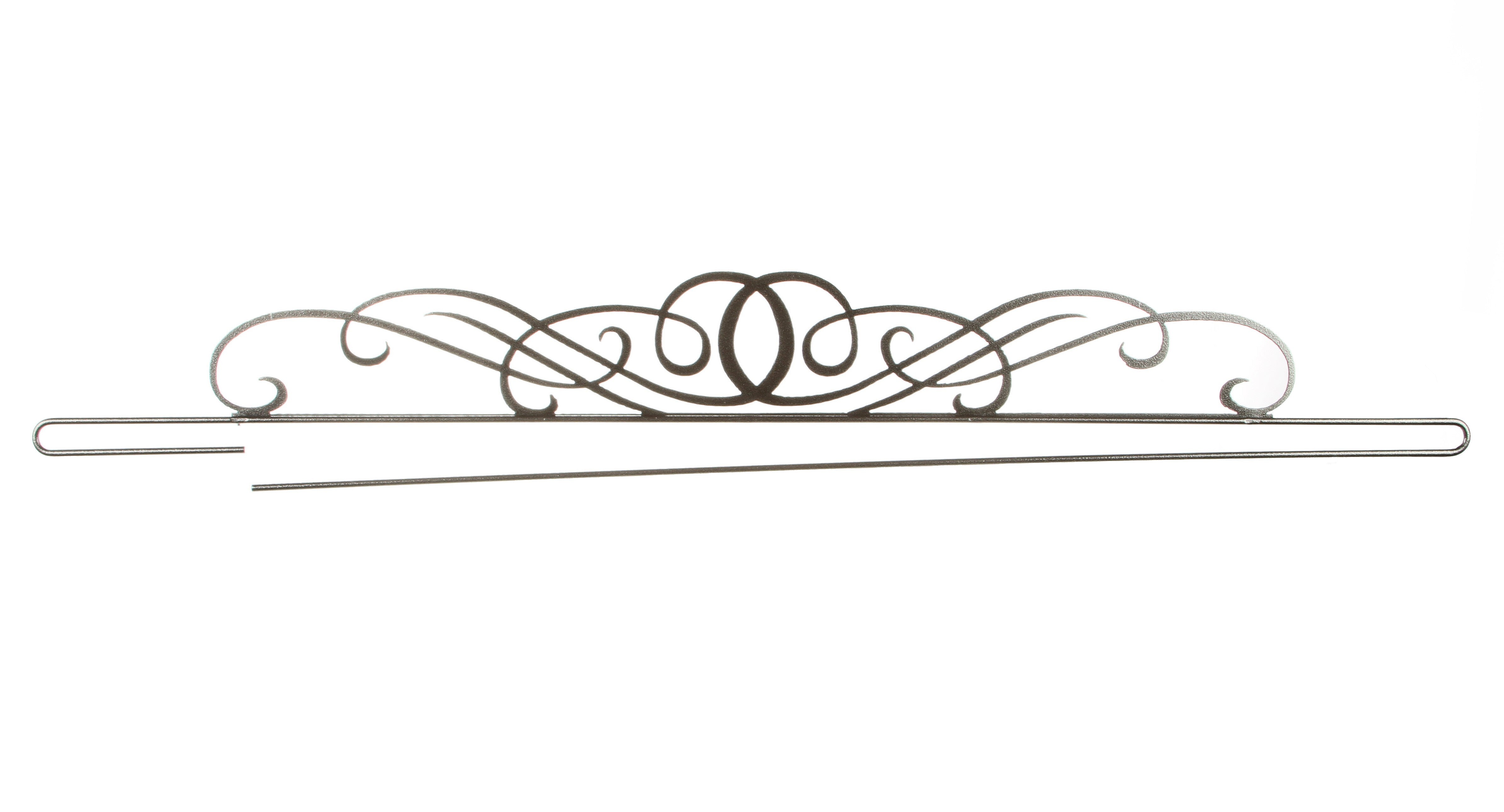 PS 36 Inch Windy Scroll Wire Split Charcoal