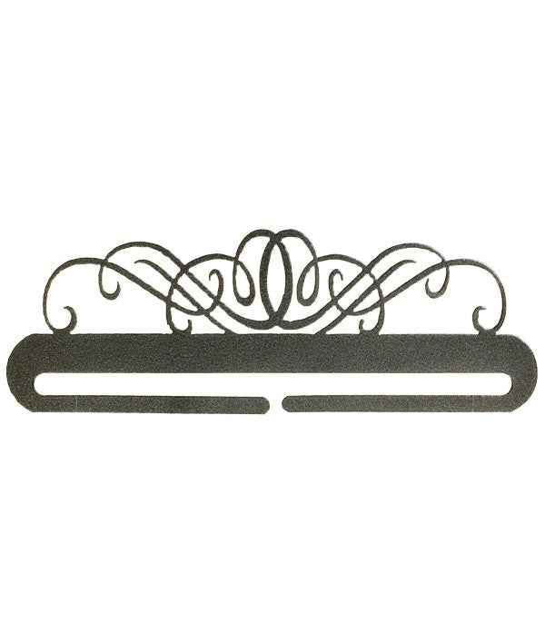 6in Windy Scroll Split Bottom Charcoal