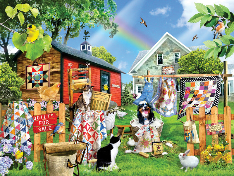 Wash Day Quilts 500pc Puzzle
