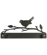 10in Bird On Branch With Clips