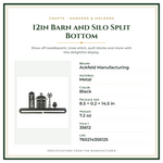 Product Specifications – 12in Barn and Silo Split Bottom
