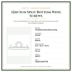 Product Specifications – 12in Sun Split Bottom With Screws