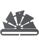 6in Windmill Split Bottom Gray