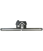 21in Split Bottom Holder Shabby House Charcoal