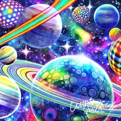 Cosmic Space Fabric Panel 4