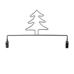 Tree With Clips Charcoal 6in