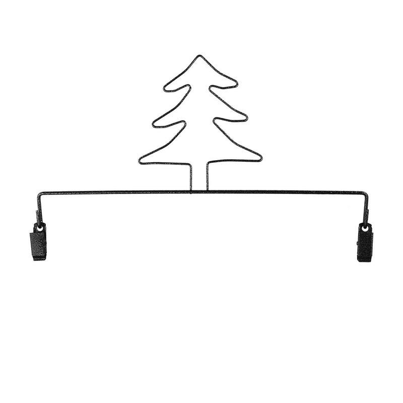 Tree With Clips Charcoal 6in