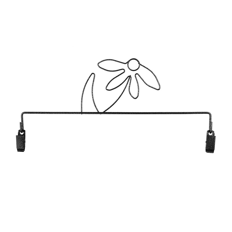 Daffodil With Clips Charcoal 12in