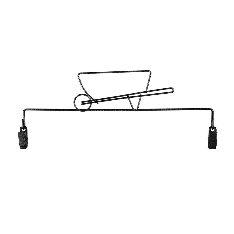 Wheel Barrow With Clips Charcoal 12in