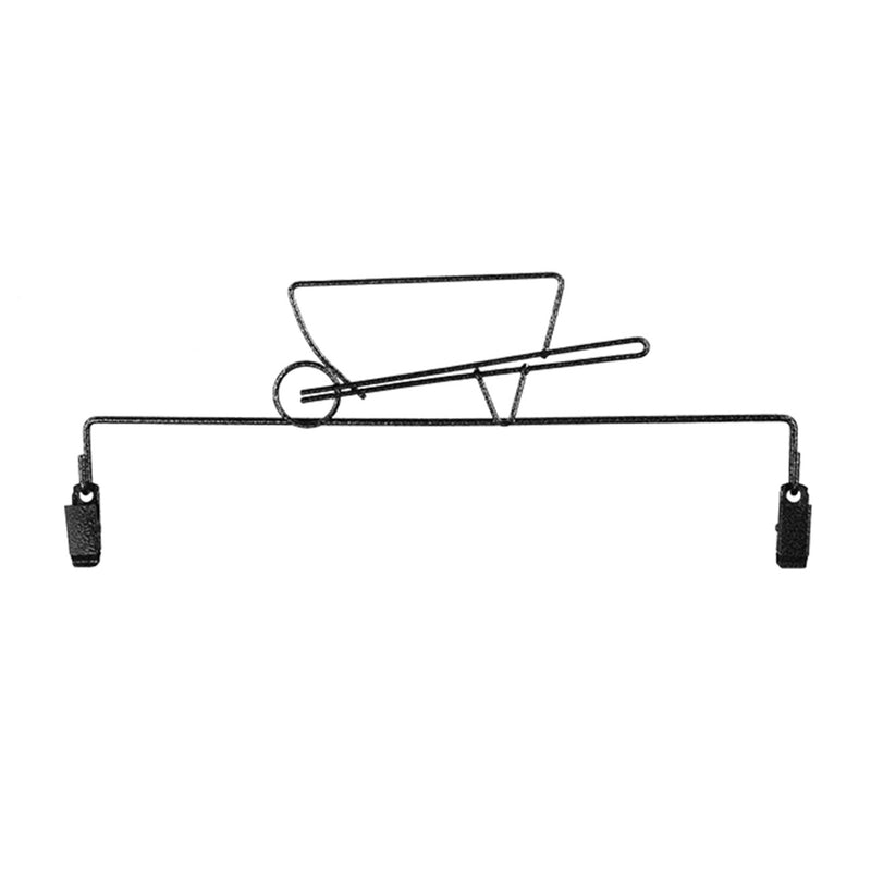 Wheel Barrow With Clips Charcoal 8in