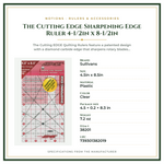 Product Specifications – The Cutting Edge Sharpening Edge Ruler 4-1/2in x 8-1/2in