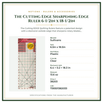 Product Specifications – The Cutting Edge Sharpening Edge Ruler 6-1/2in x 18-1/2in