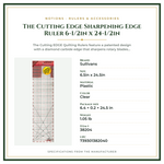 Product Specifications – The Cutting Edge Sharpening Edge Ruler 6-1/2in x 24-1/2in