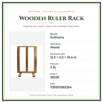Product Specifications – Wooden Ruler Rack