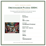 Product Specifications – Dressmaker Puzzle 500pc