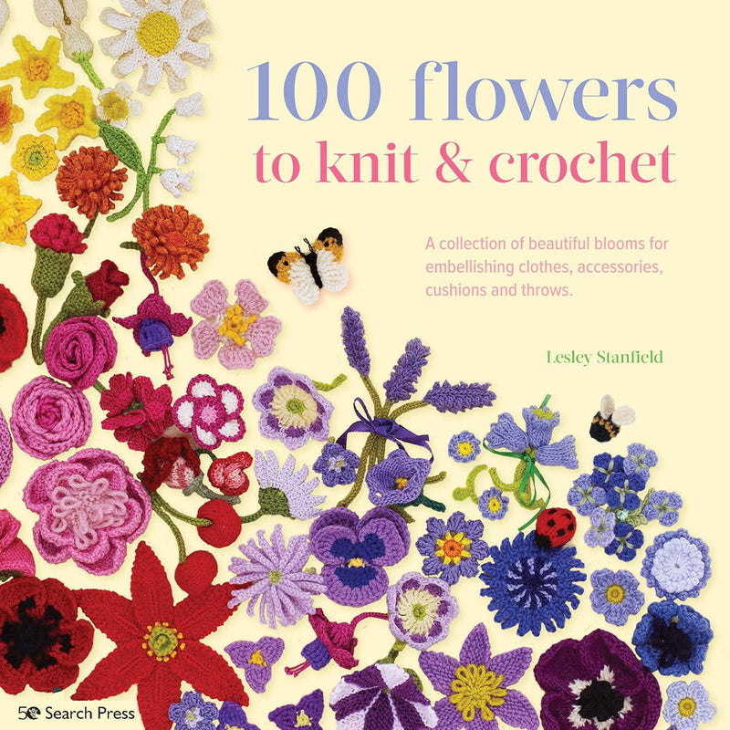 100 Floers to Knit and Crochet