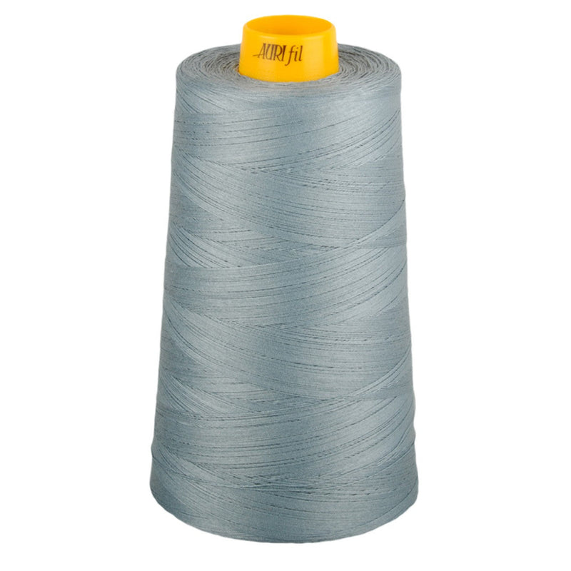 Mako Cotton 3-ply Longarm Thread 40wt 3280yds Light Blue Grey