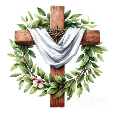 Easter Crosses Fabric Panel 8