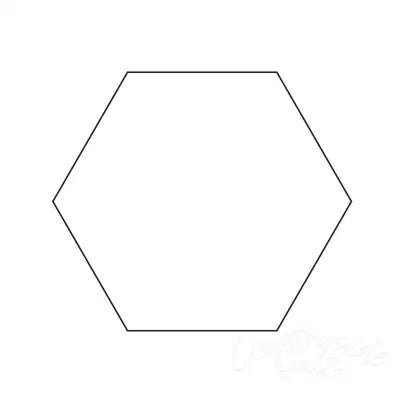 3in Hexagon Papers 100ct