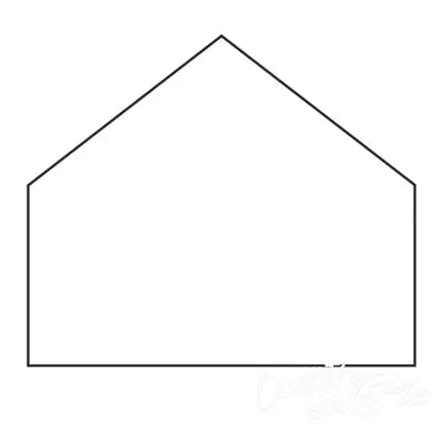 3in Pointed Scallop Template