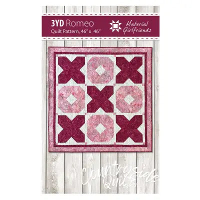 3yd Romeo Quilt Pattern