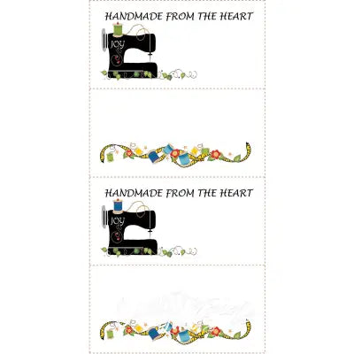 4 - 3in x 6in Quilt Labels for Quilting Projects