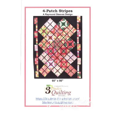 4-Patch Stripes Quilt Pattern